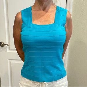 Turquoise shell top